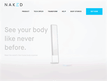 Tablet Screenshot of nakedlabs.com